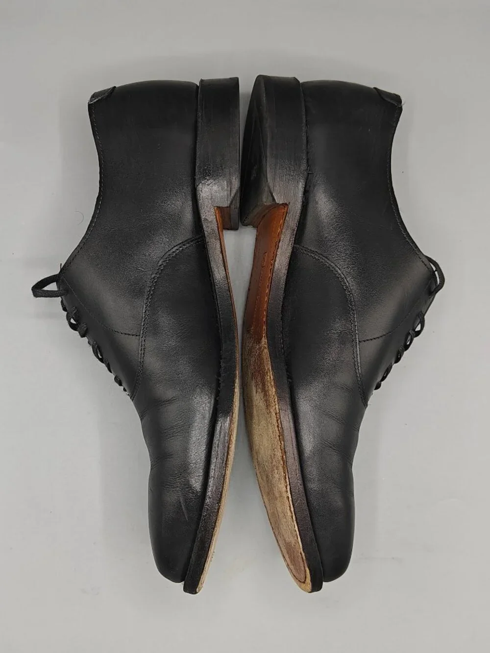 Allen Edmonds Carlyle Oxford Mens 9.5 D Black Good Leather Dress Shoes 8830